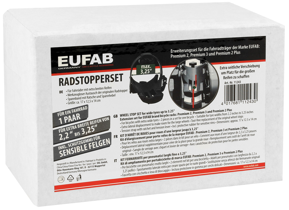 Eufab Radstopper für breite Reifen – Bild 2