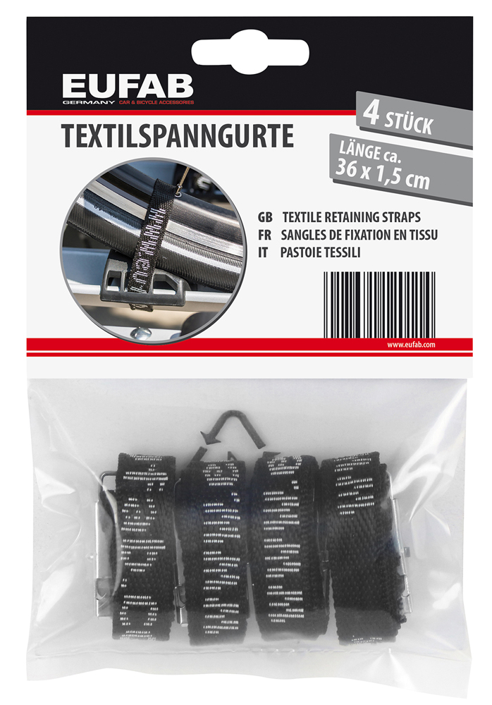Eufab Textilspanngurt (4er-Pack) – Bild 2